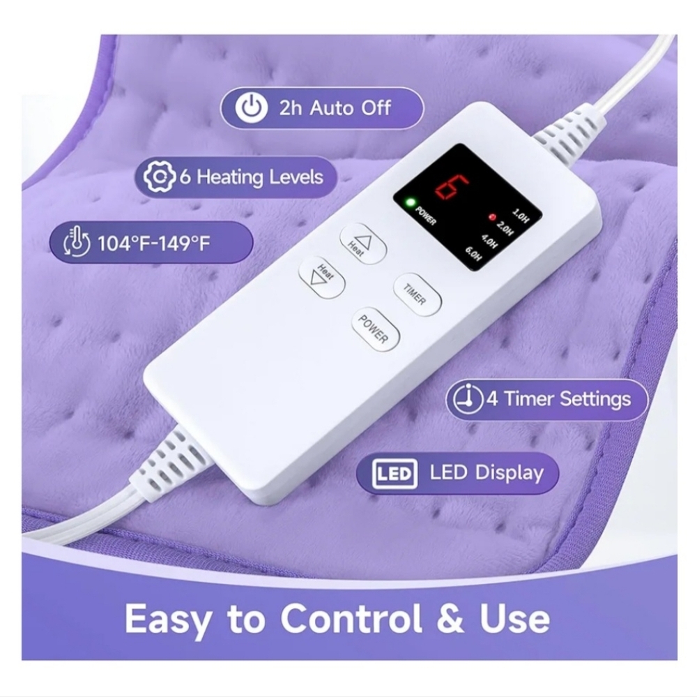 *New* Heating Pad with Remote Control - Picture 2 of 5